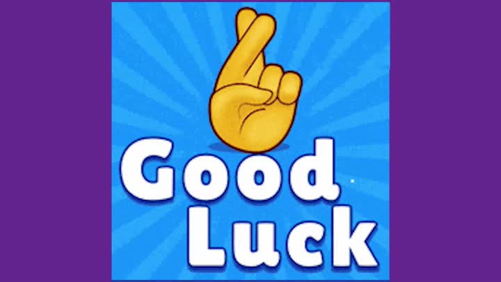 Good luck!