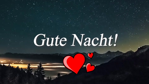 Gute Nacht!
