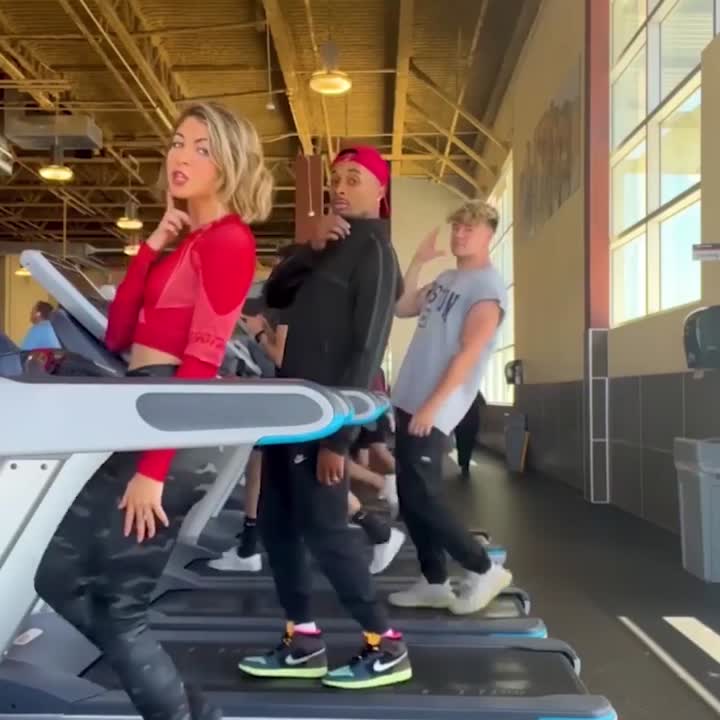 At the gym!