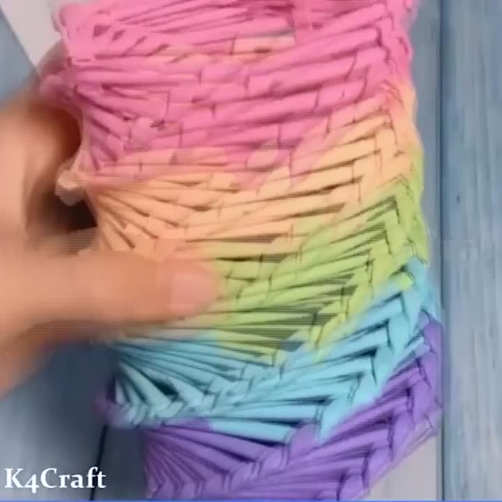 Colorful paper art!