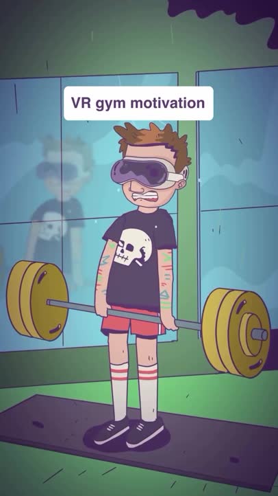VR gym motivation!