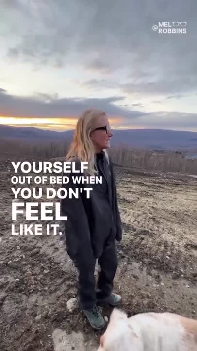 Learning how to push yourself out of bed!
