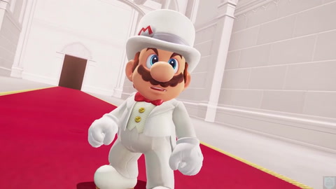 The groom is here!