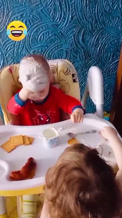 Yoghurt and baby!