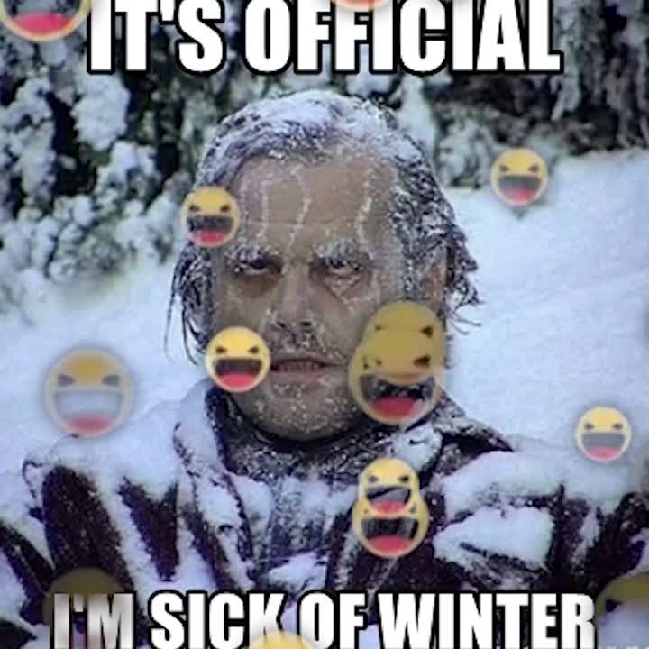 I'm sick of winter!
