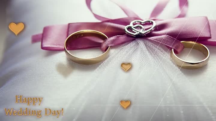 Congratulations! Happy wedding day!