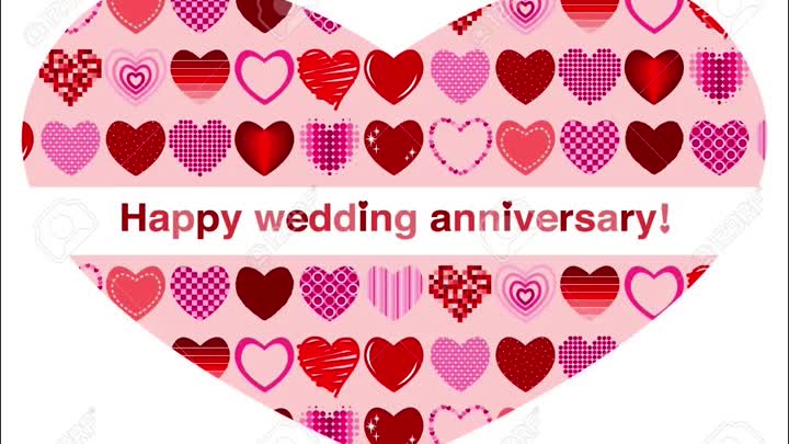 Happy wedding anniversary!