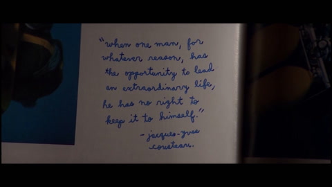 When one man for whatever reason has the opportunity to lead an extraordinary life he has no right to keep it to himself!