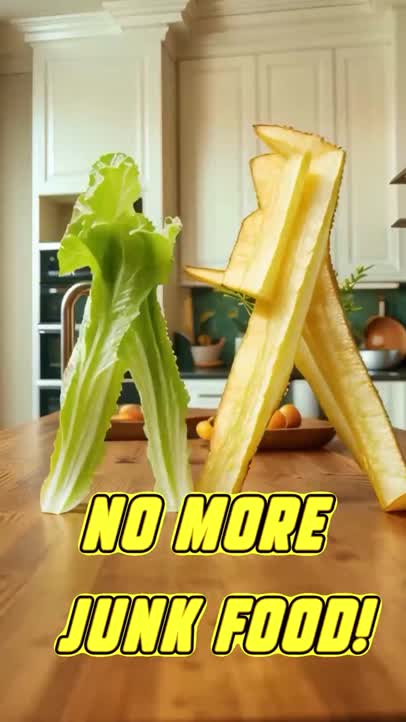No more junk food!