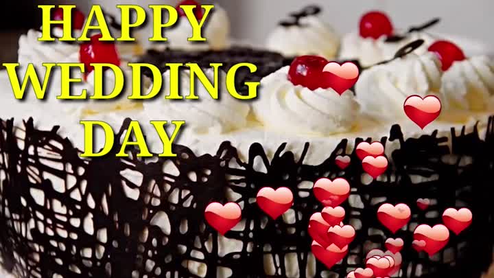 Happy wedding day!