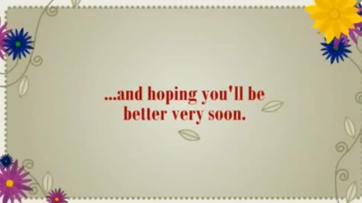 Get well soon!