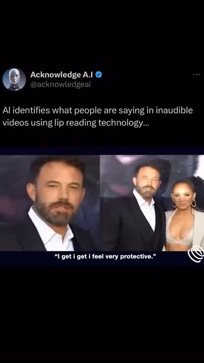 Ai identifies what people are saying!