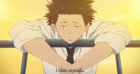 I hate myself!