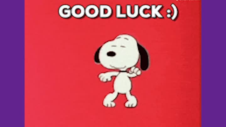 Good luck!