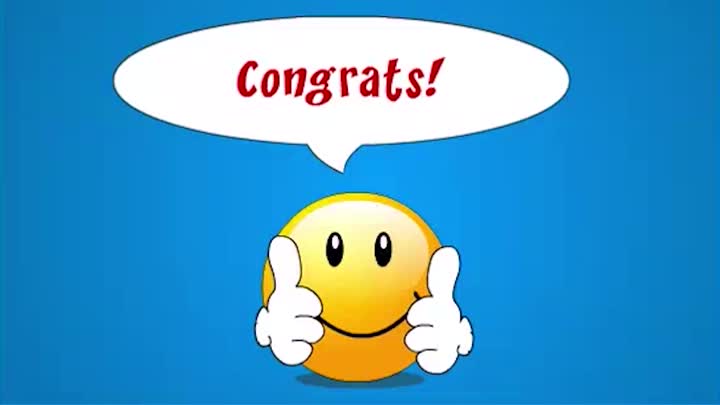 Congrats!