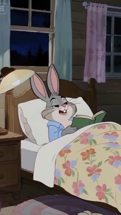 Reading a book Good night!