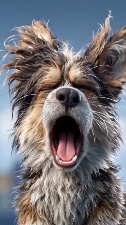 Yawning!